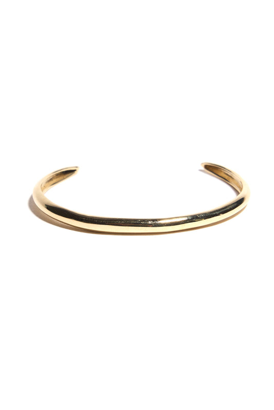 ODETTE_NY_Classic_Minimal_Gold_Open_Cuff_Bracelet_Recycled_Brass_Handmade_in_USA