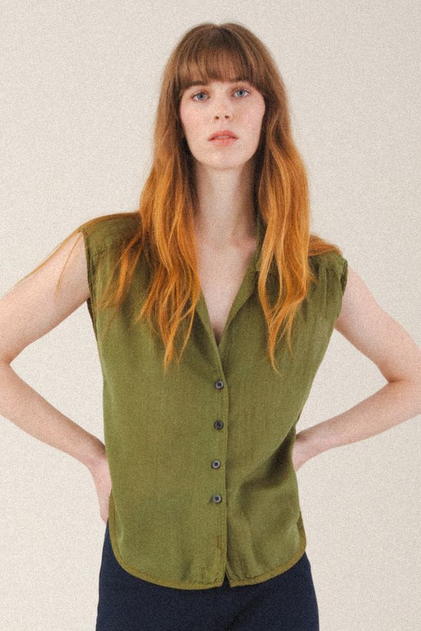 Foxes Blouse | Grass Voile