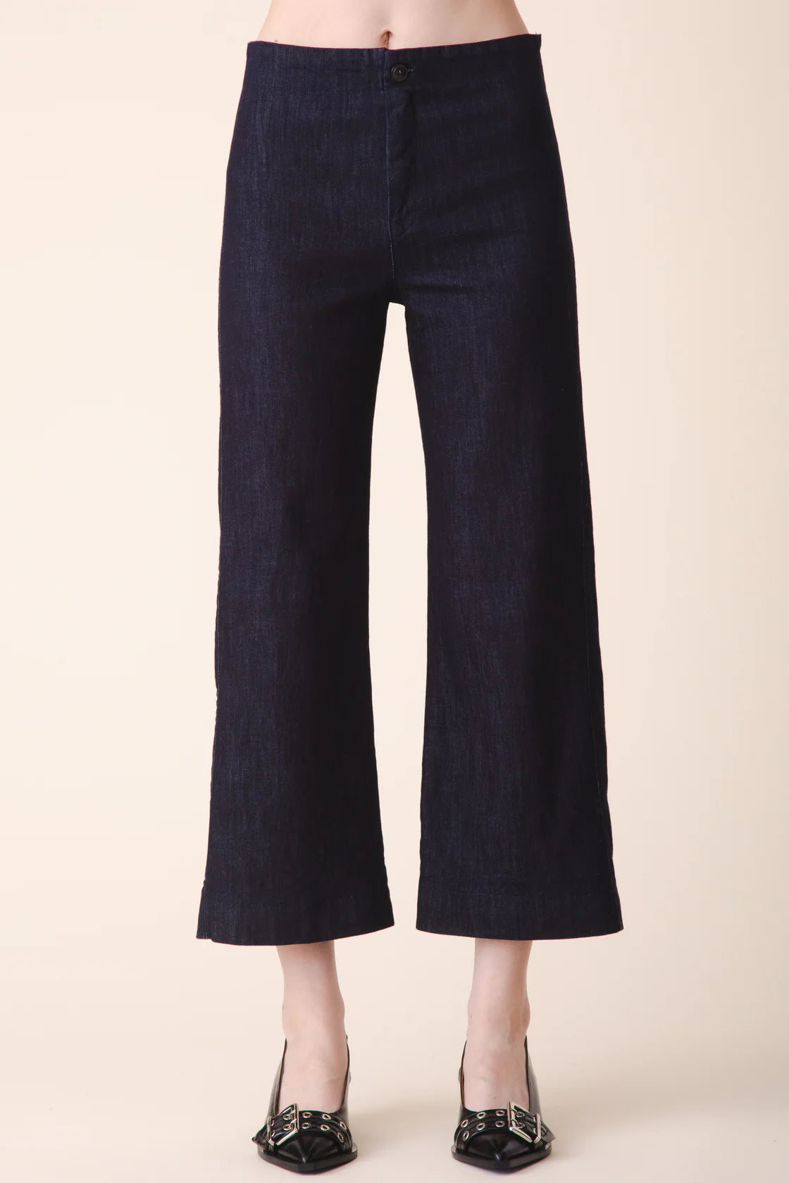 Knack Wide Leg Pant | Dark Denim