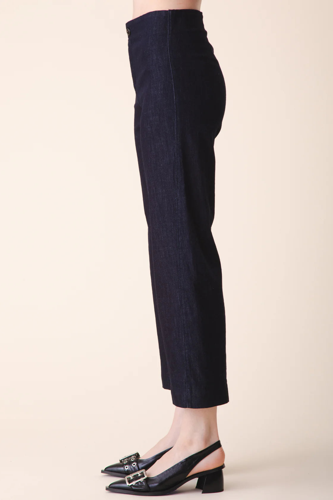 Knack Wide Leg Pant | Dark Denim