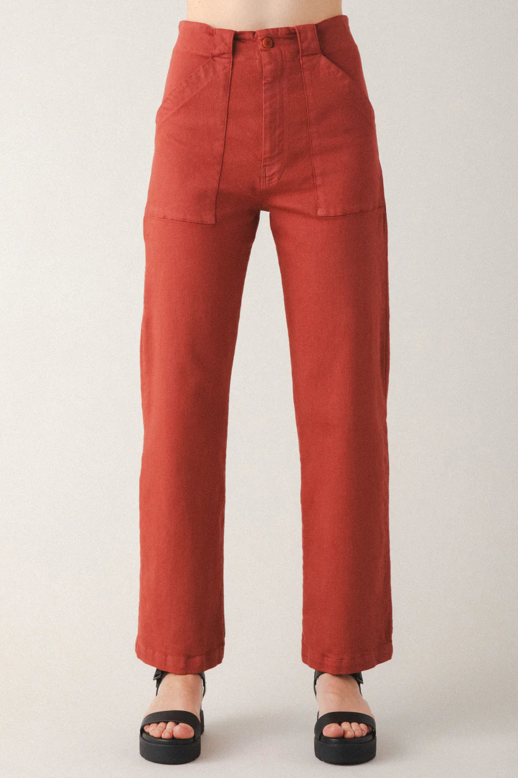 Long Carpenter Pant | Brick Organic