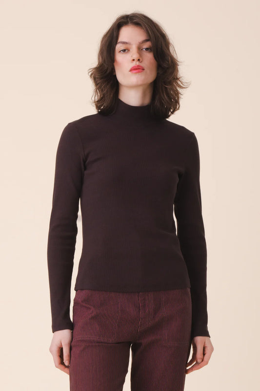 Long Sleeve Mockneck | Brown Out Organic