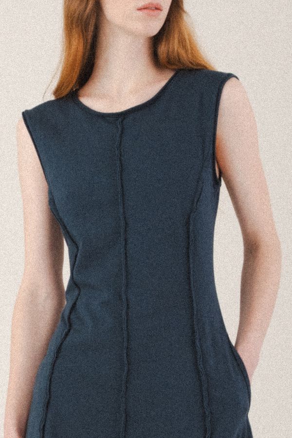 Paradigm Shift Dress | Deep Teal Organic