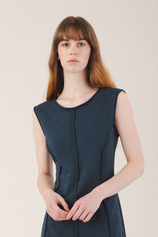 Paradigm Shift Dress | Deep Teal Organic