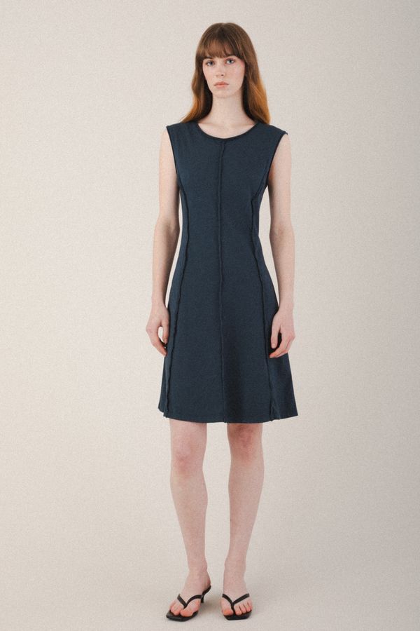 Paradigm Shift Dress | Deep Teal Organic