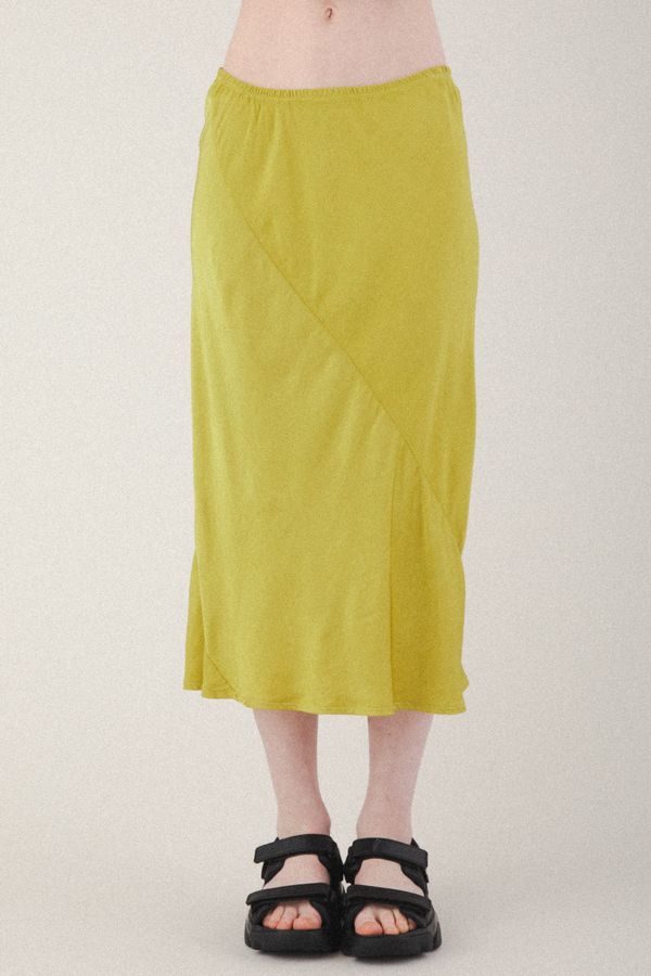 Shadow Slip Skirt | Green Tea