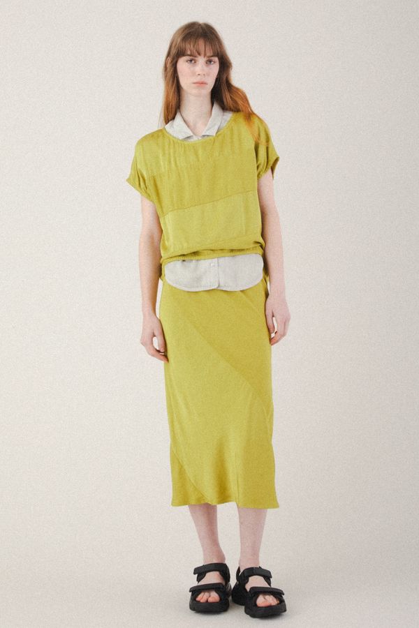 Shadow Boxy Top | Green Tea