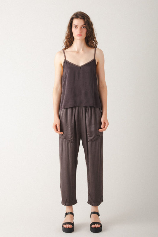 Shine On Camisole | Cocoa Satin