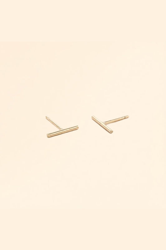 Bowery Bar Studs | Gold Fill