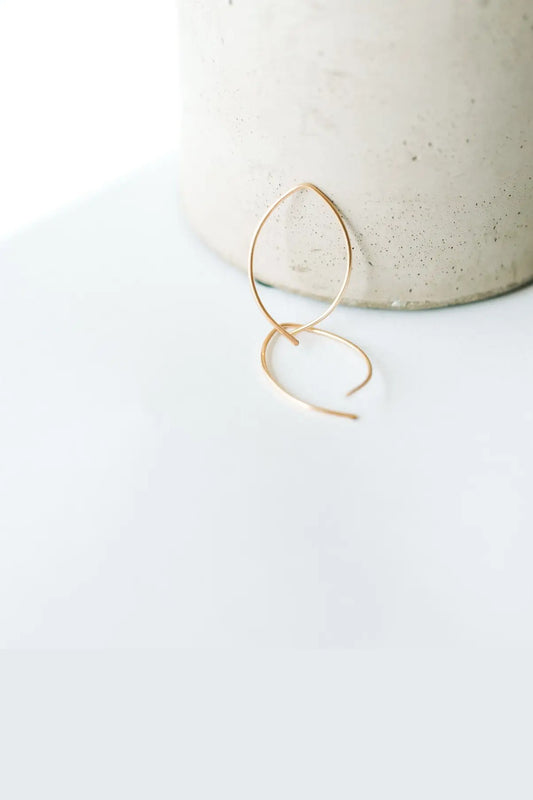 Poppy Threader Earrings | Gold Fill