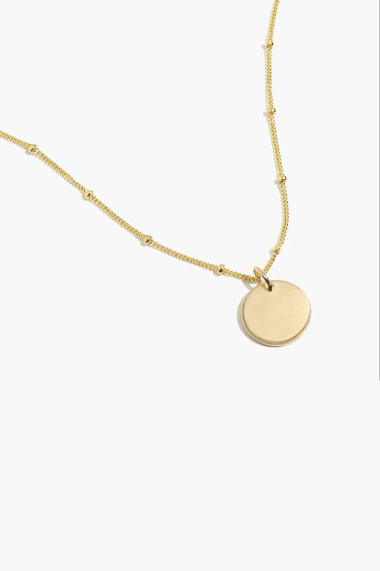 Dylan Beaded Necklace | Gold Fill