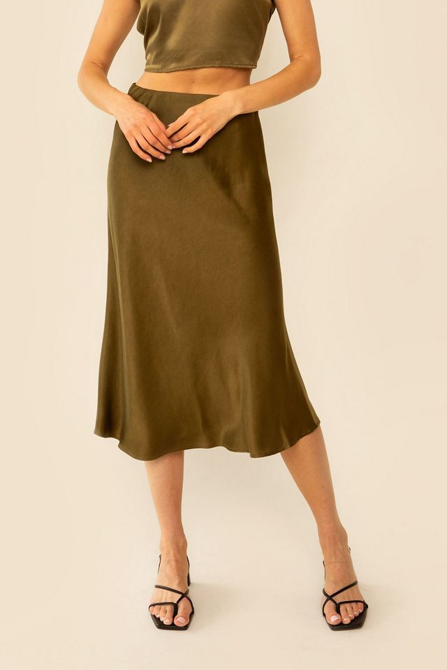 Donna Slip Skirt | Hunter Silk