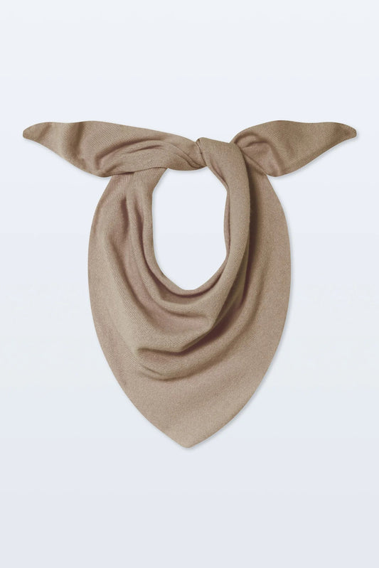 Cashmere Neckerchief | Taupe Heather