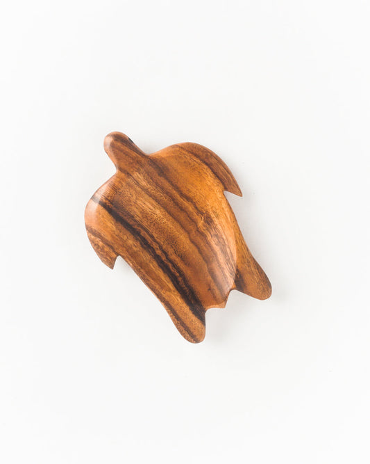 7" x 5" Turtle Dish | Acacia Wood