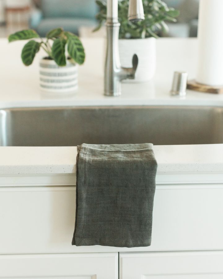 Stone Washed Tea Towel | Belgian Linen