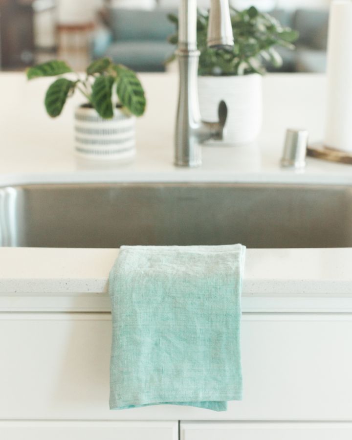 Stone Washed Tea Towel | Belgian Linen