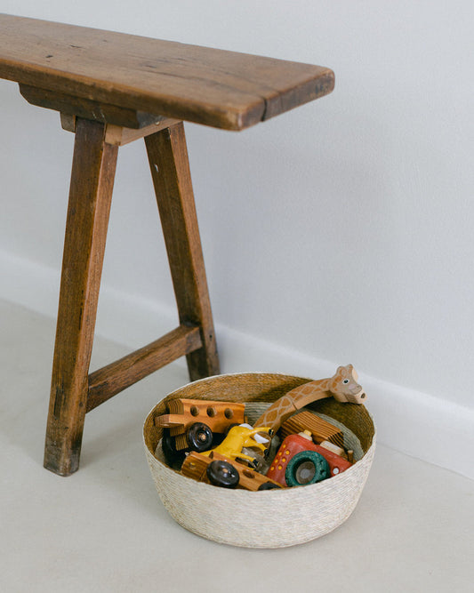 La Mesa Woven Basket | Natural Palm