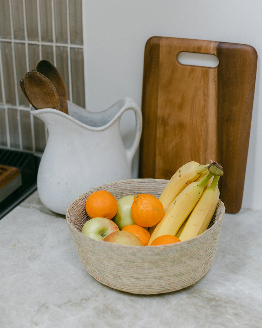 La Mesa Woven Basket | Natural Palm