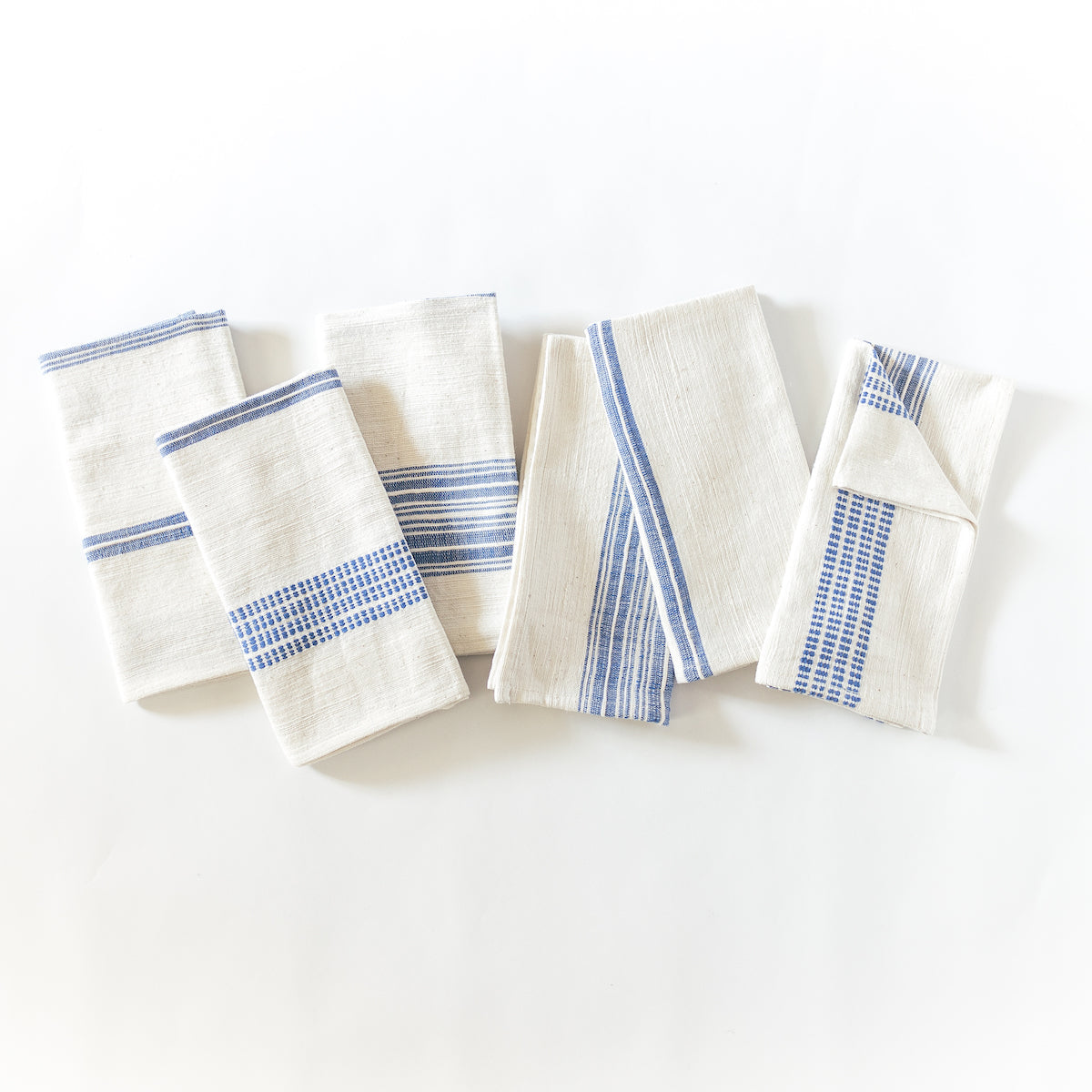 Aden Striped Cloth Napkin | Handspun Cotton