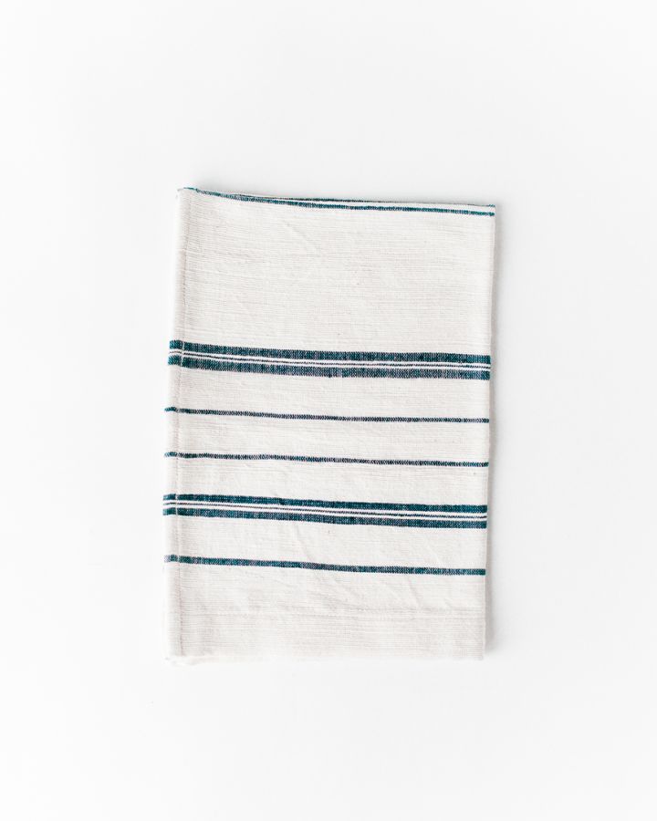 Avery Striped Tea Towel | Handspun Cotton