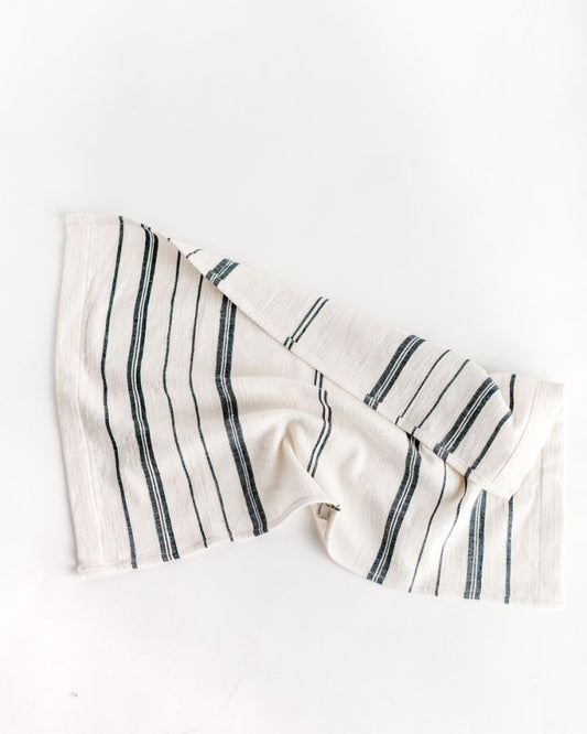 Avery Striped Tea Towel | Handspun Cotton
