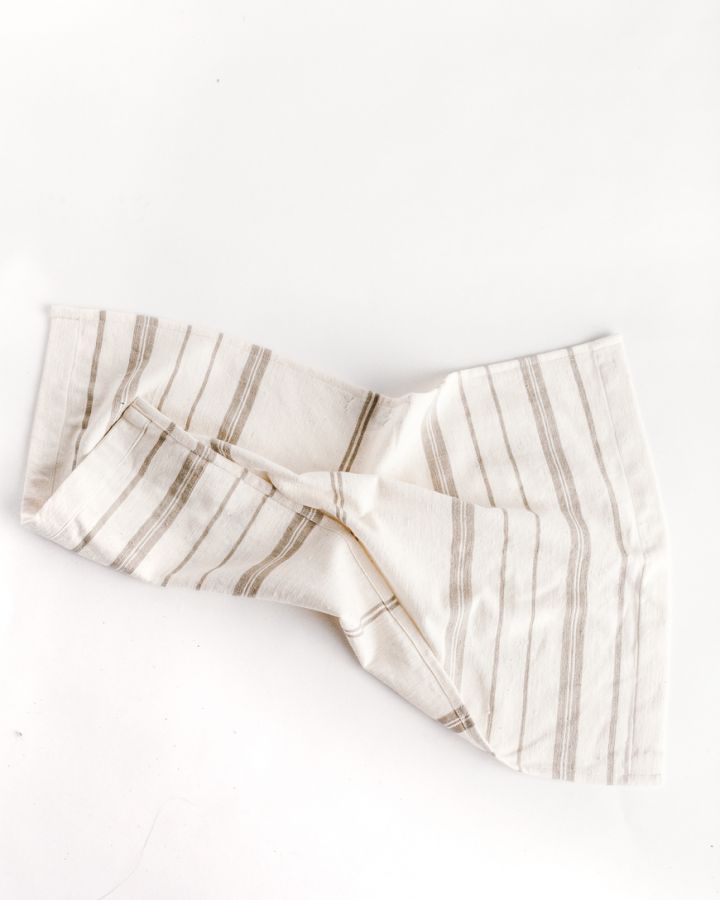 Avery Striped Tea Towel | Handspun Cotton