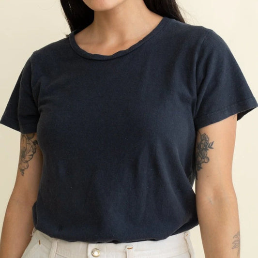 Lorel 5 oz Tee | Washed Black