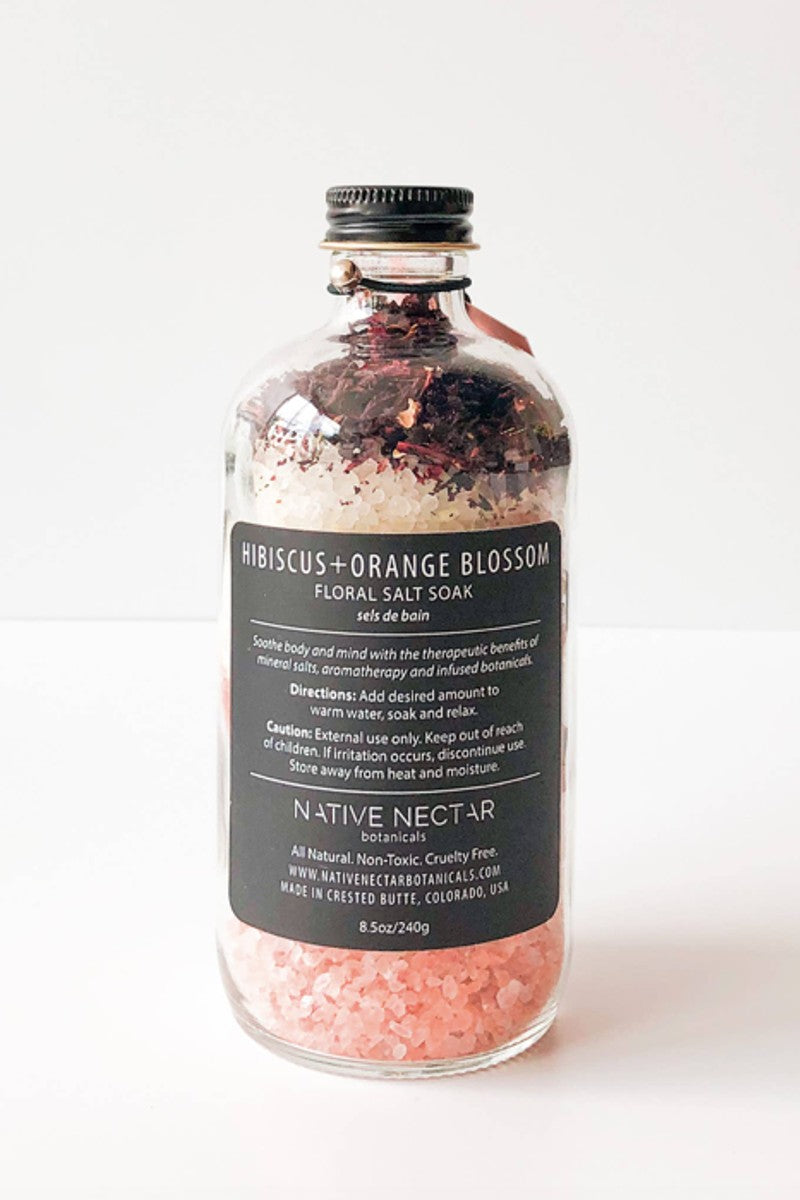 Hibiscus & Orange Blossom Salt Soak